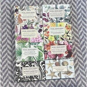 Michel Design Works Shea Butter 8 Bars Of Soap 4.5 oz Made in England